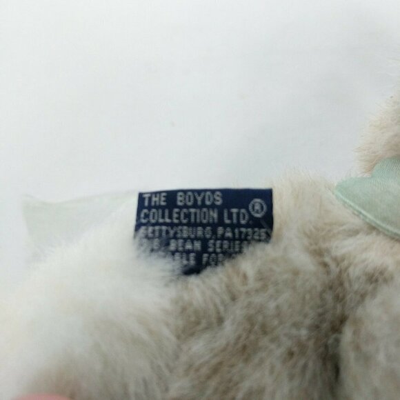 The Boyds Easter Bunny Tan White Rabbit Plush 10 Inch - Picture 5 of 6